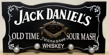 Jack Daniel's Kapstok van hout pubbord 80 x 40 cm