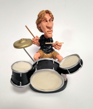 Stewart Copeland Drummer the Police Beeldje by Stratford