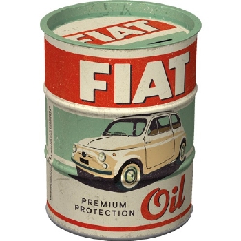 Fiat protection oil barrel spaarpot